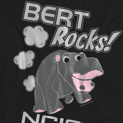 Black - Pack Shot - NCIS Unisex Adult Bert Rocks T-Shirt