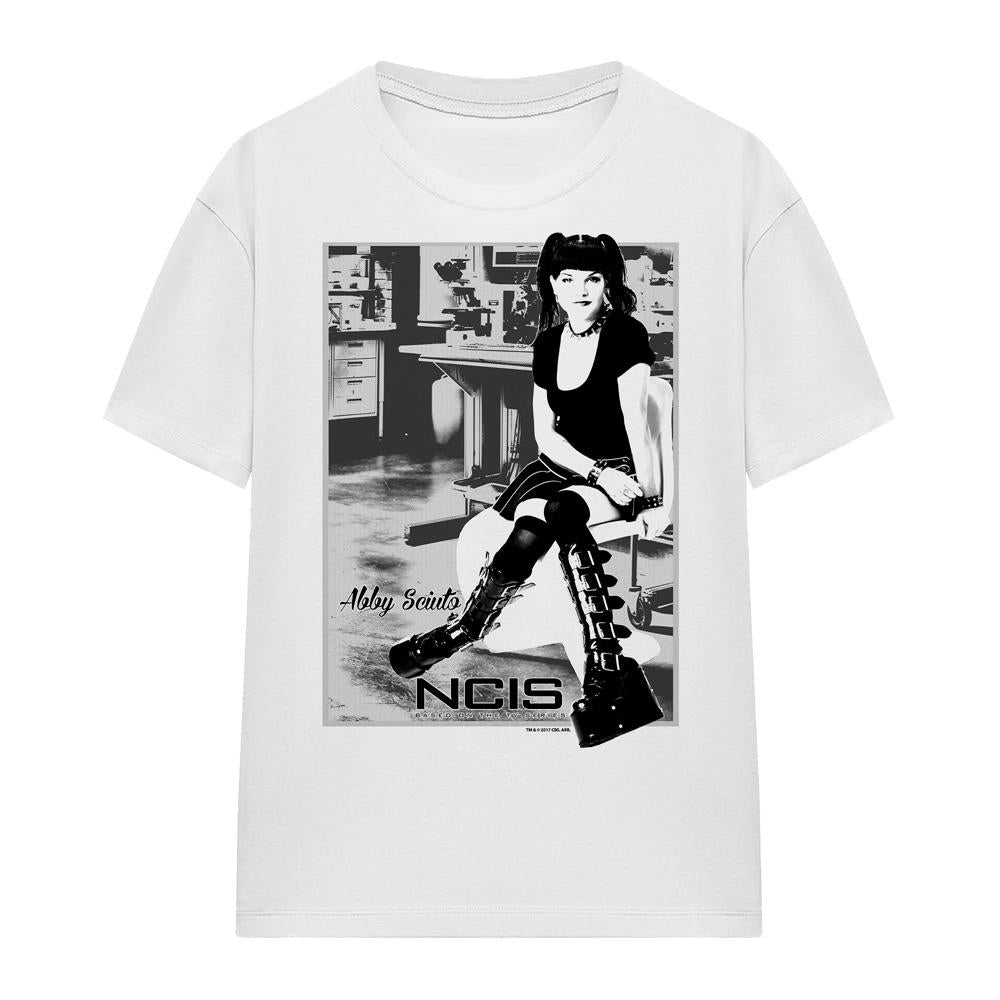 White - Front - NCIS Unisex Adult Relax T-Shirt