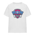 White - Front - Paw Patrol Unisex Adult Mom Patrol Badge Mothers Day T-Shirt
