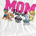 White - Side - Paw Patrol Unisex Adult Mom Patrol Mothers Day T-Shirt
