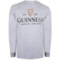 Sports Grey Marl - Front - Guinness Mens Harp Marl Long-Sleeved T-Shirt