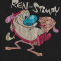 Black - Side - Ren & Stimpy Unisex Adult Two Of A Kind T-Shirt