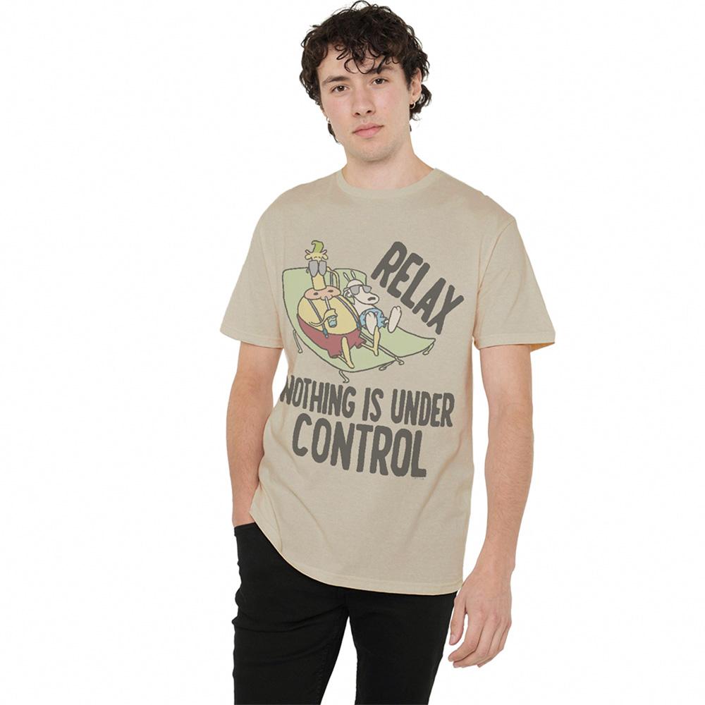 Sand - Back - Rocko´s Modern Life Unisex Adult Relax T-Shirt