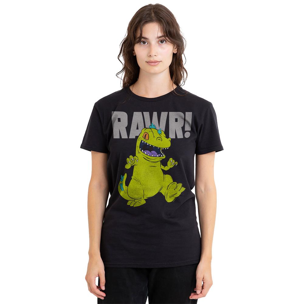 Black - Lifestyle - Rugrats Unisex Adult Reptar T-Shirt