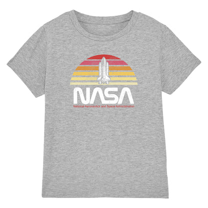 Sports Grey Marl - Front - NASA Boys Space Camp T-Shirt