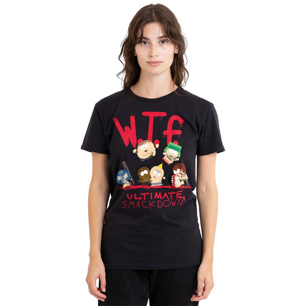 Black - Lifestyle - South Park Unisex Adult WTF Ultimate Smackdown T-Shirt