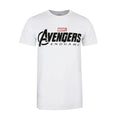White - Front - Avengers Endgame Mens Logo T-Shirt