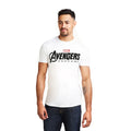 White - Side - Avengers Endgame Mens Logo T-Shirt