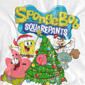 White - Side - SpongeBob SquarePants Unisex Adult Christmas Tree T-Shirt