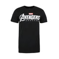 Black - Front - Avengers Endgame Mens Logo T-Shirt