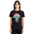 Black - Lifestyle - SpongeBob SquarePants Unisex Adult Joy Squidward Christmas T-Shirt