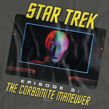 Charcoal - Pack Shot - Star Trek Unisex Adult The Corbomite Maneuver T-Shirt