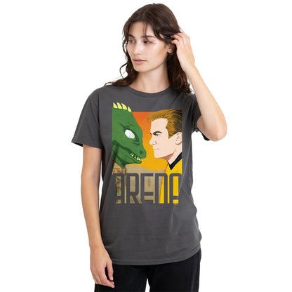 Charcoal - Side - Star Trek Unisex Adult Arena T-Shirt