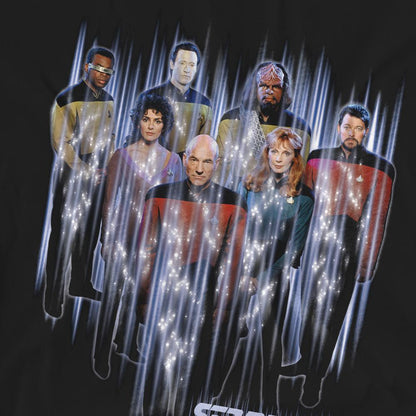 Black - Pack Shot - Star Trek Unisex Adult Beam Us Up T-Shirt
