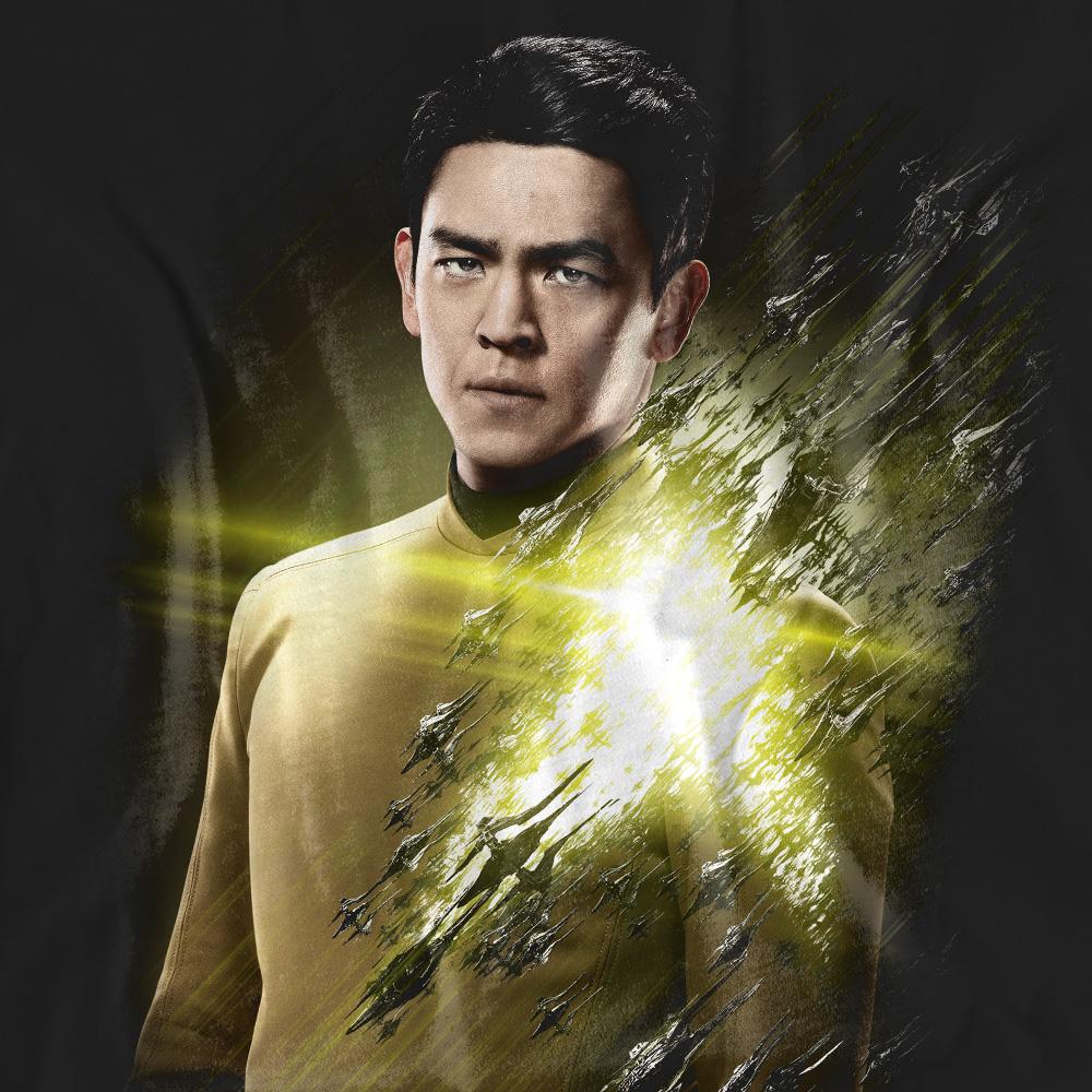 Black - Pack Shot - Star Trek Beyond Unisex Adult Sulu Poster T-Shirt