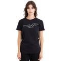 Black - Side - Star Trek Unisex Adult Bushwork Enterprise T-Shirt
