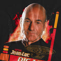 Black - Pack Shot - Star Trek Unisex Adult Jean-Luc Picard T-Shirt
