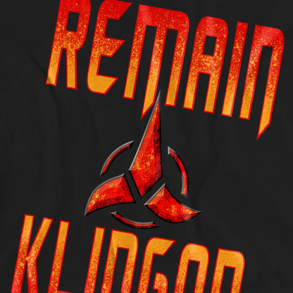 Black - Pack Shot - Star Trek: Discovery Unisex Adult Remain Klingon T-Shirt