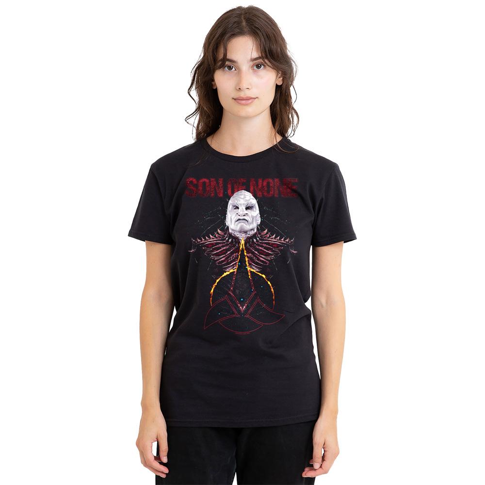 Black - Side - Star Trek: Discovery Unisex Adult Son of None T-Shirt