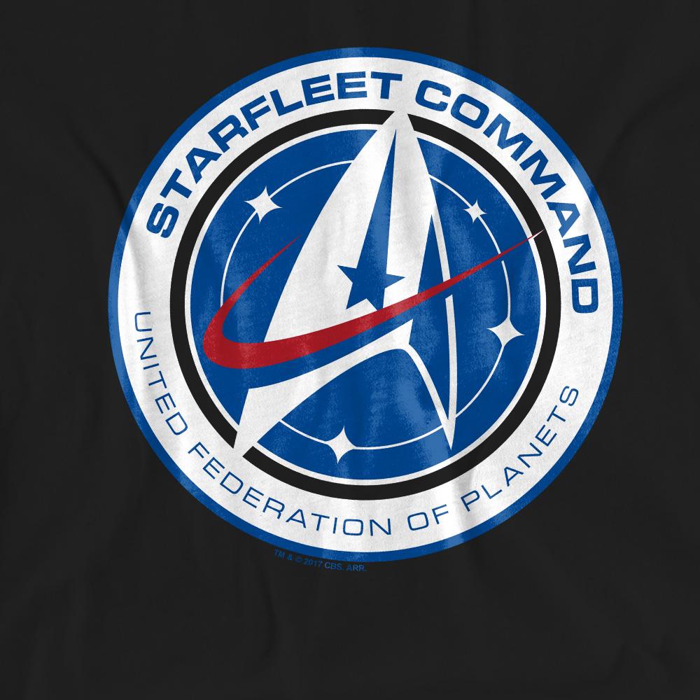 Black - Pack Shot - Star Trek: Discovery Unisex Adult Starfleet Command T-Shirt