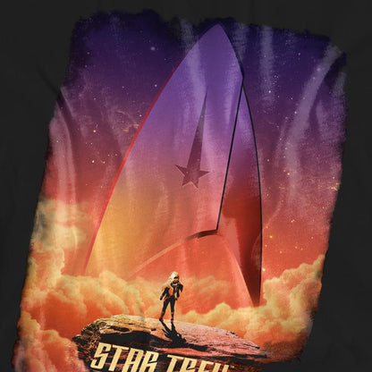 Black - Pack Shot - Star Trek: Discovery Unisex Adult The Explorer T-Shirt