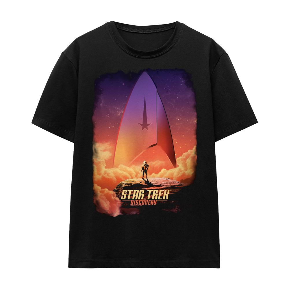 Black - Front - Star Trek: Discovery Unisex Adult The Explorer T-Shirt
