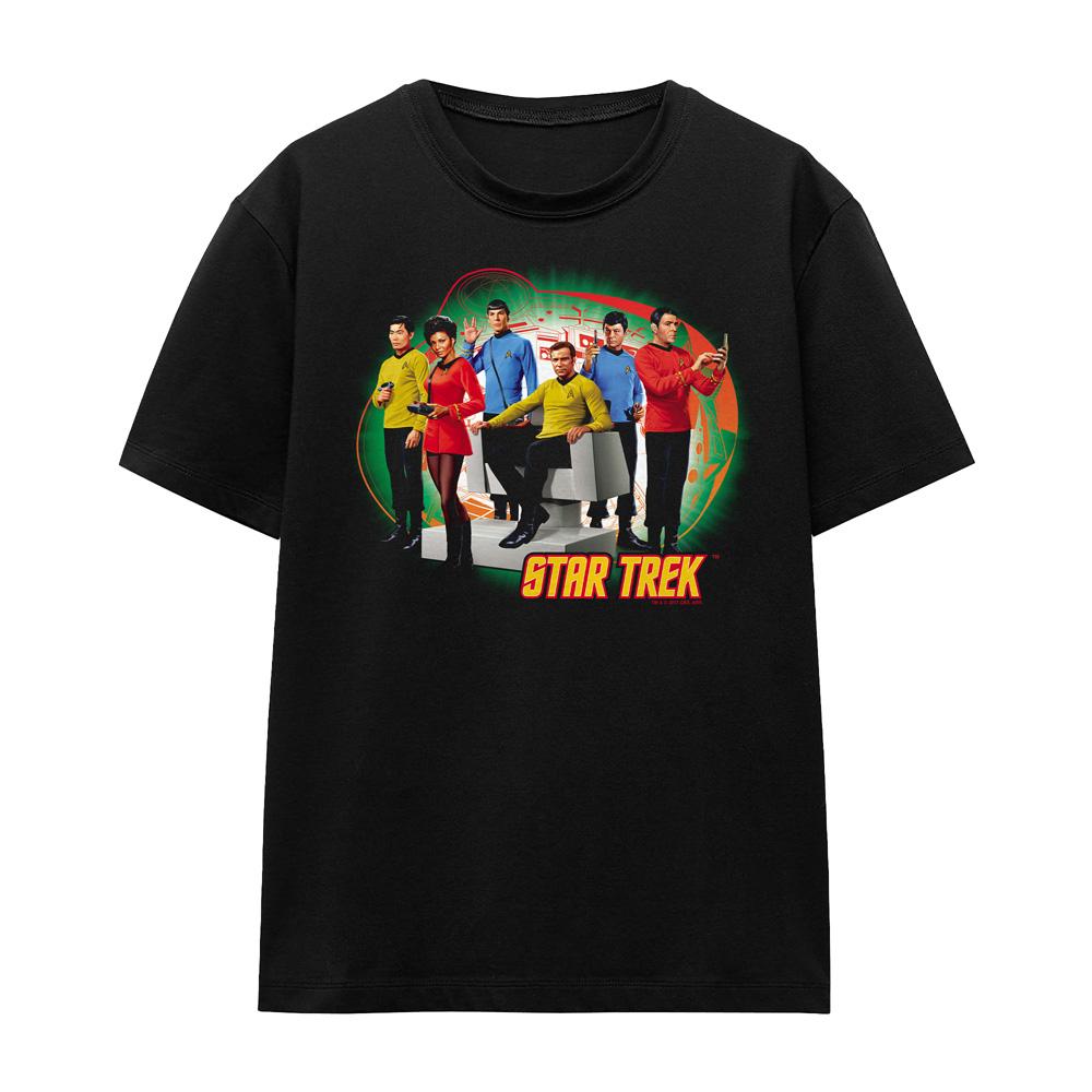 Black - Front - Star Trek Unisex Adult Enterprise´s Finest T-Shirt
