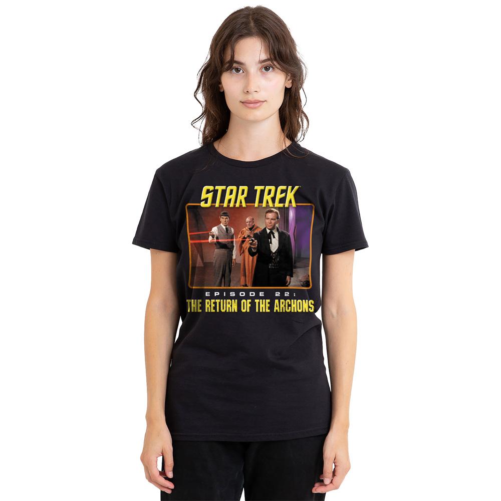 Black - Side - Star Trek Unisex Adult Episode 22 T-Shirt