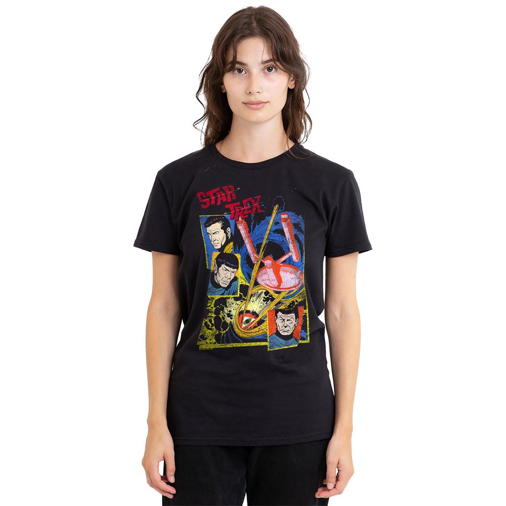 Black - Side - Star Trek Unisex Adult Eye of the Storm T-Shirt