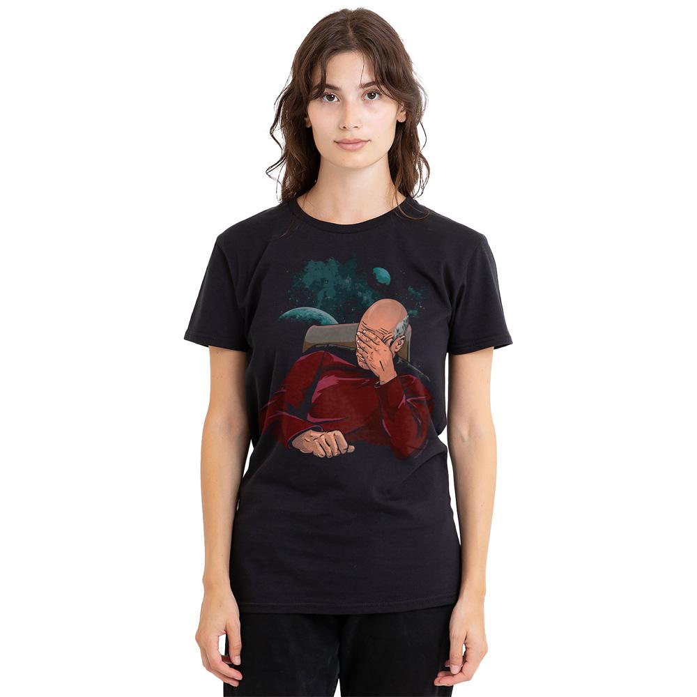Black - Lifestyle - Star Trek Unisex Adult Facepalm T-Shirt