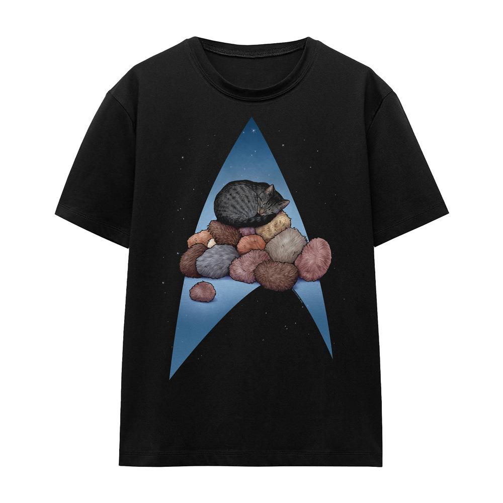 Black - Front - Star Trek Unisex Adult Five Year Nap T-Shirt