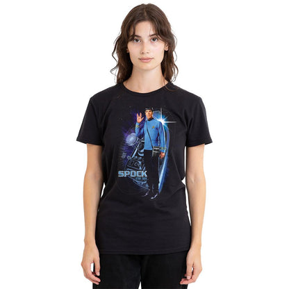 Black - Lifestyle - Star Trek Unisex Adult Galactic Spock T-Shirt