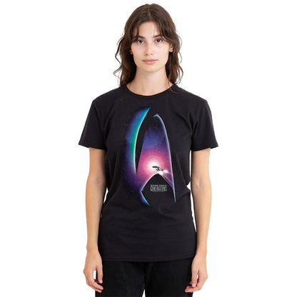 Black - Side - Star Trek Unisex Adult Generations T-Shirt