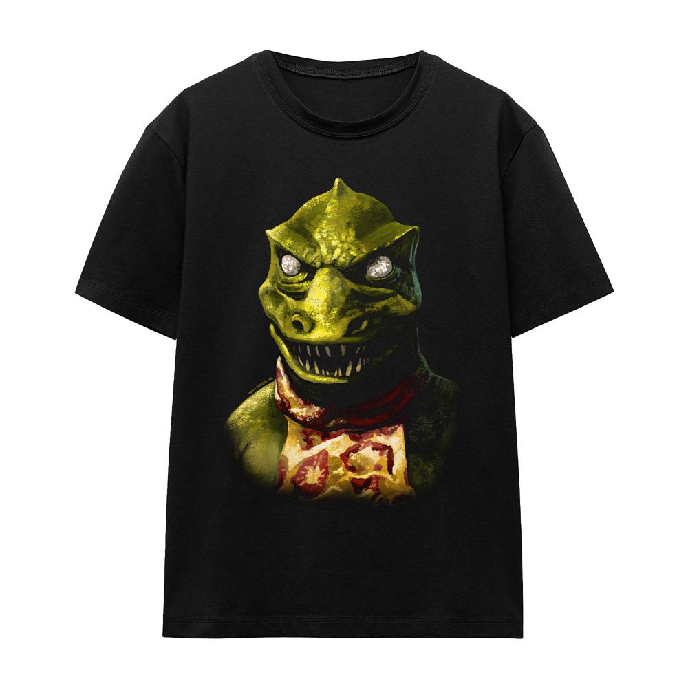 Black - Front - Star Trek Unisex Adult Gorn Bust T-Shirt