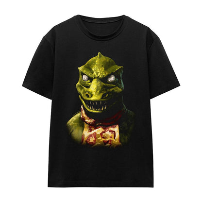 Black - Front - Star Trek Unisex Adult Gorn Bust T-Shirt