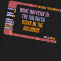 Black - Side - Star Trek Unisex Adult Holodeck Secrets T-Shirt