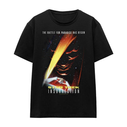 Black - Front - Star Trek Unisex Adult Insurrection T-Shirt