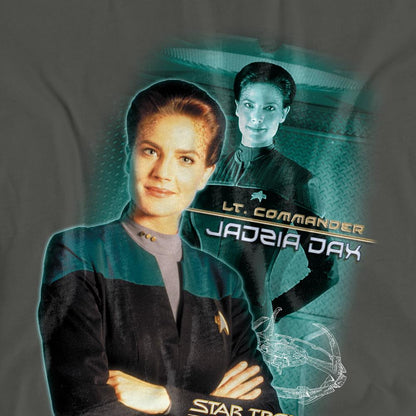 Charcoal - Side - Star Trek Unisex Adult Jadzia Dax T-Shirt
