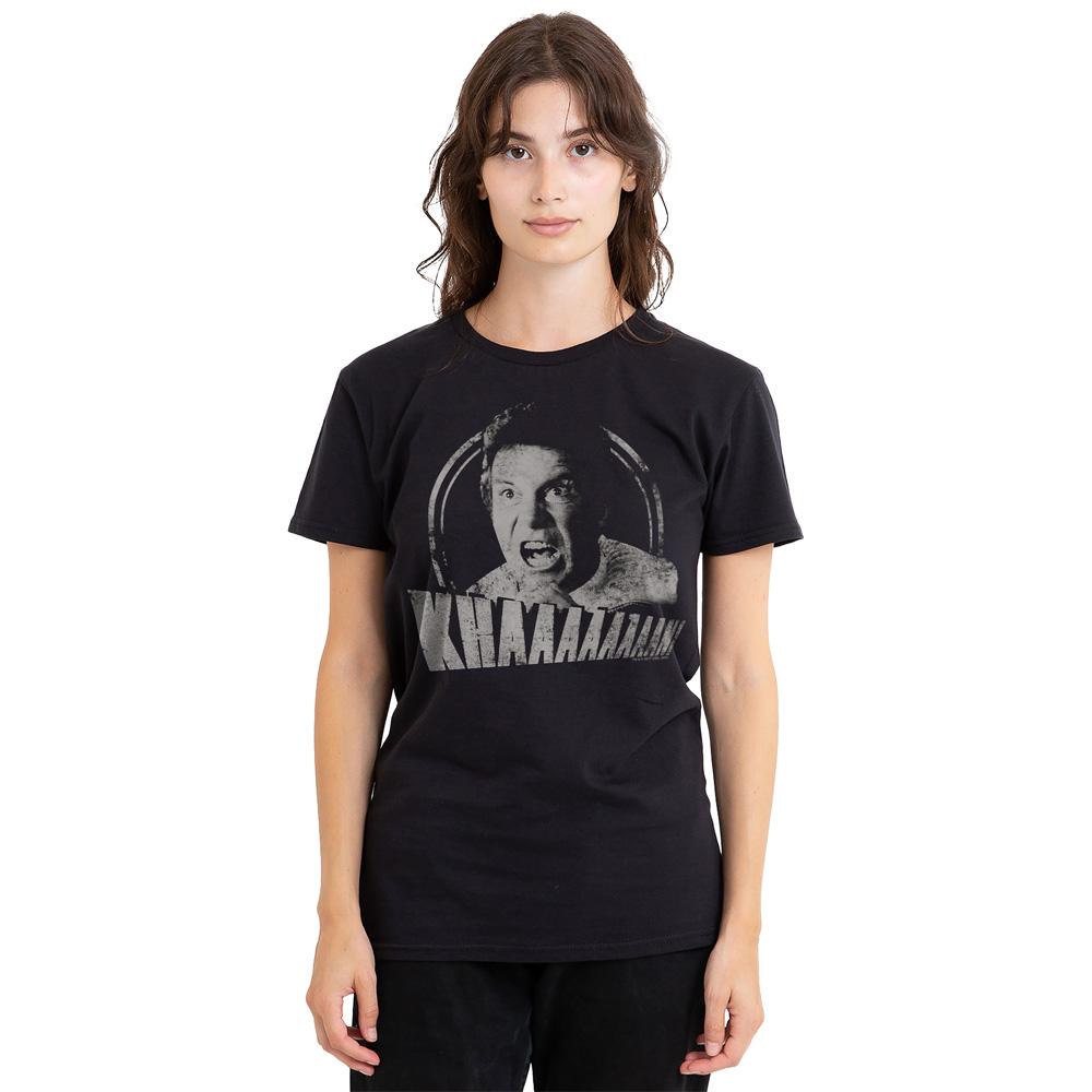 Black - Side - Star Trek Unisex Adult Khan Distressed T-Shirt