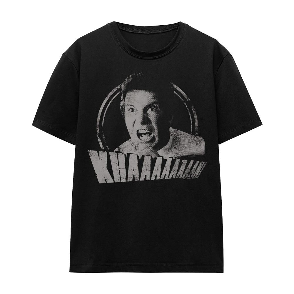 Black - Front - Star Trek Unisex Adult Khan Distressed T-Shirt