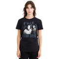 Black - Side - Star Trek Unisex Adult Kirk Spock & Company T-Shirt