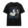 Black - Front - Star Trek Unisex Adult Kirk Spock & Company T-Shirt