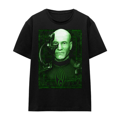 Black - Front - Star Trek Unisex Adult Locutus of Borg T-Shirt