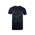 Navy - Front - Hulk Mens Rage T-Shirt