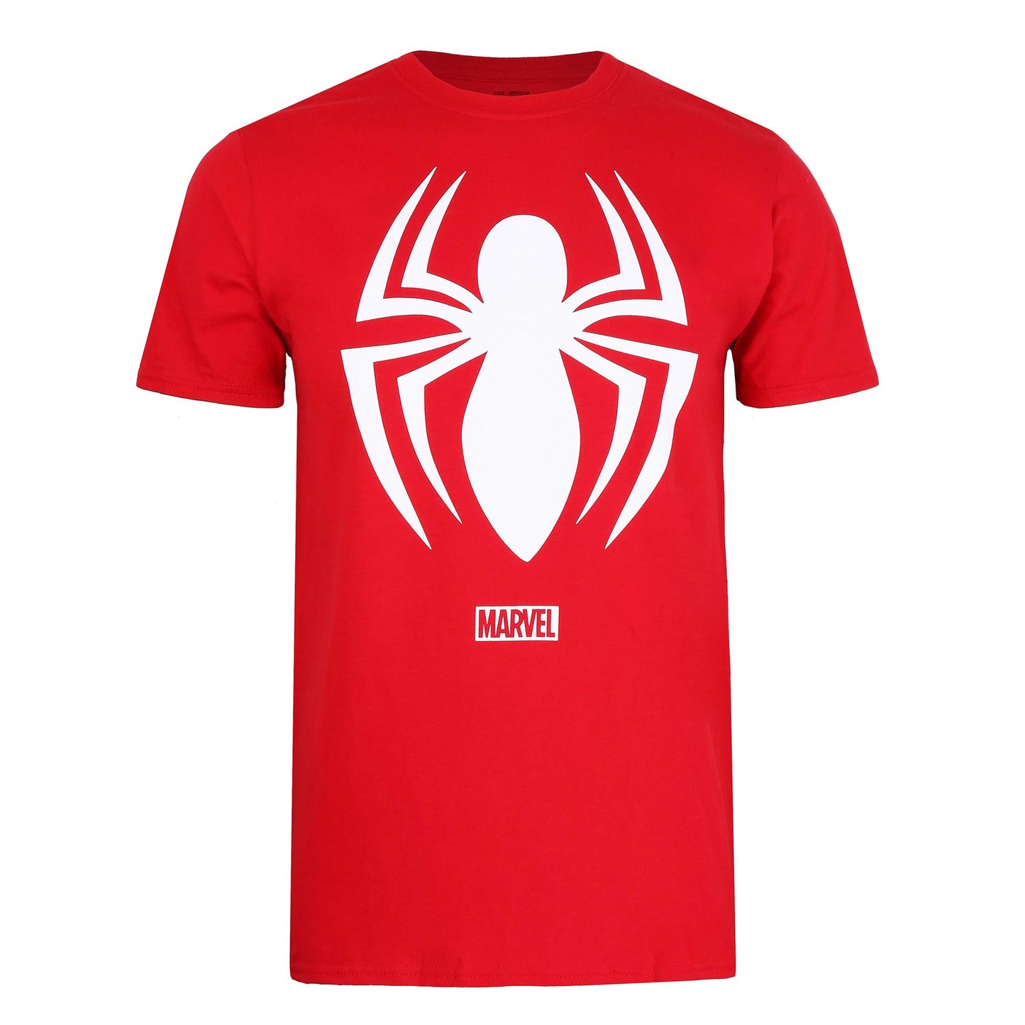 Red - Front - Spider-Man Mens Logo T-Shirt