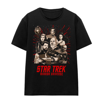 Black - Front - Star Trek Unisex Adult Poster T-Shirt