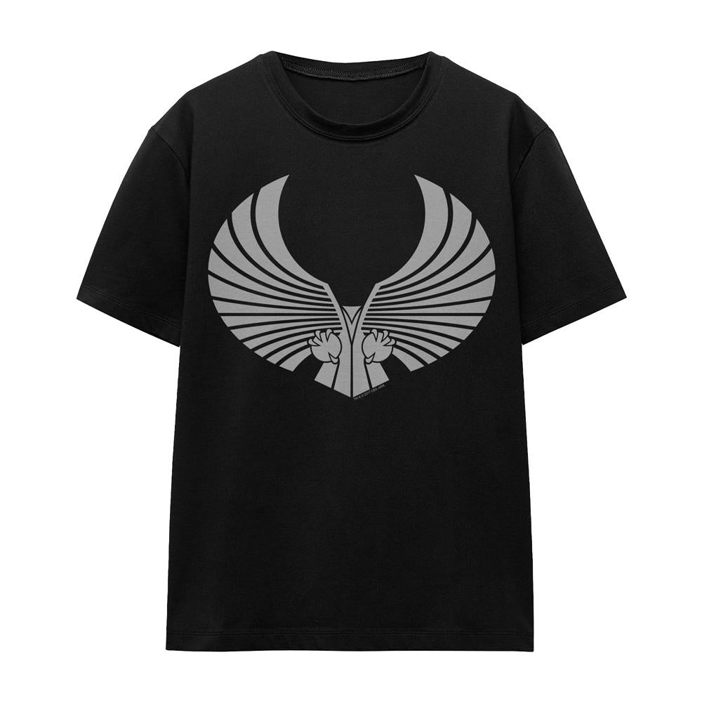 Black - Front - Star Trek Unisex Adult Romulan Logo T-Shirt
