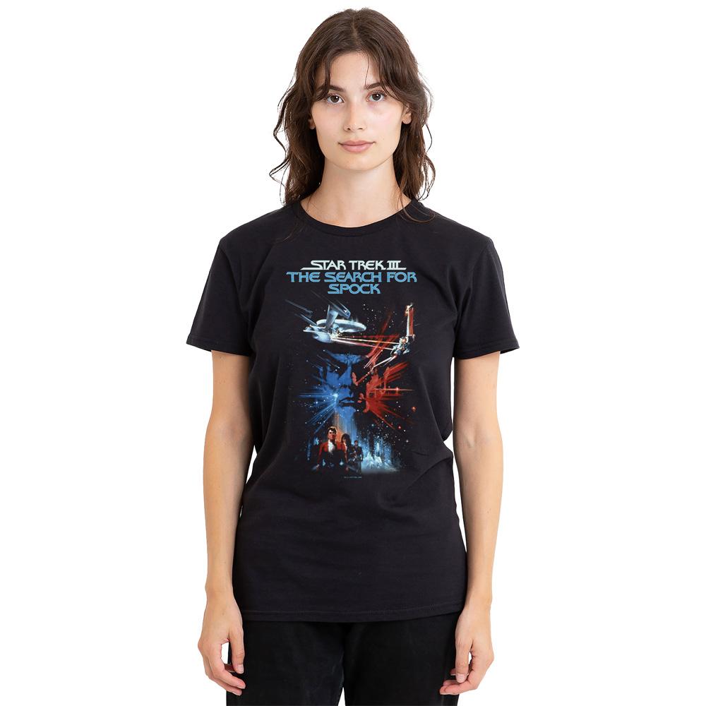 Black - Side - Star Trek Unisex Adult Search for Spock T-Shirt
