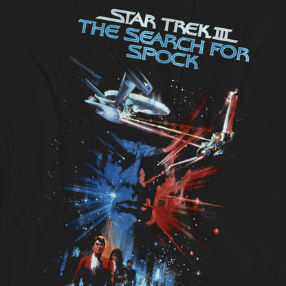 Black - Pack Shot - Star Trek Unisex Adult Search for Spock T-Shirt