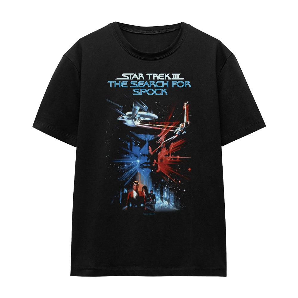 Black - Front - Star Trek Unisex Adult Search for Spock T-Shirt